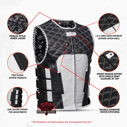 Striden Men's Leather Vest