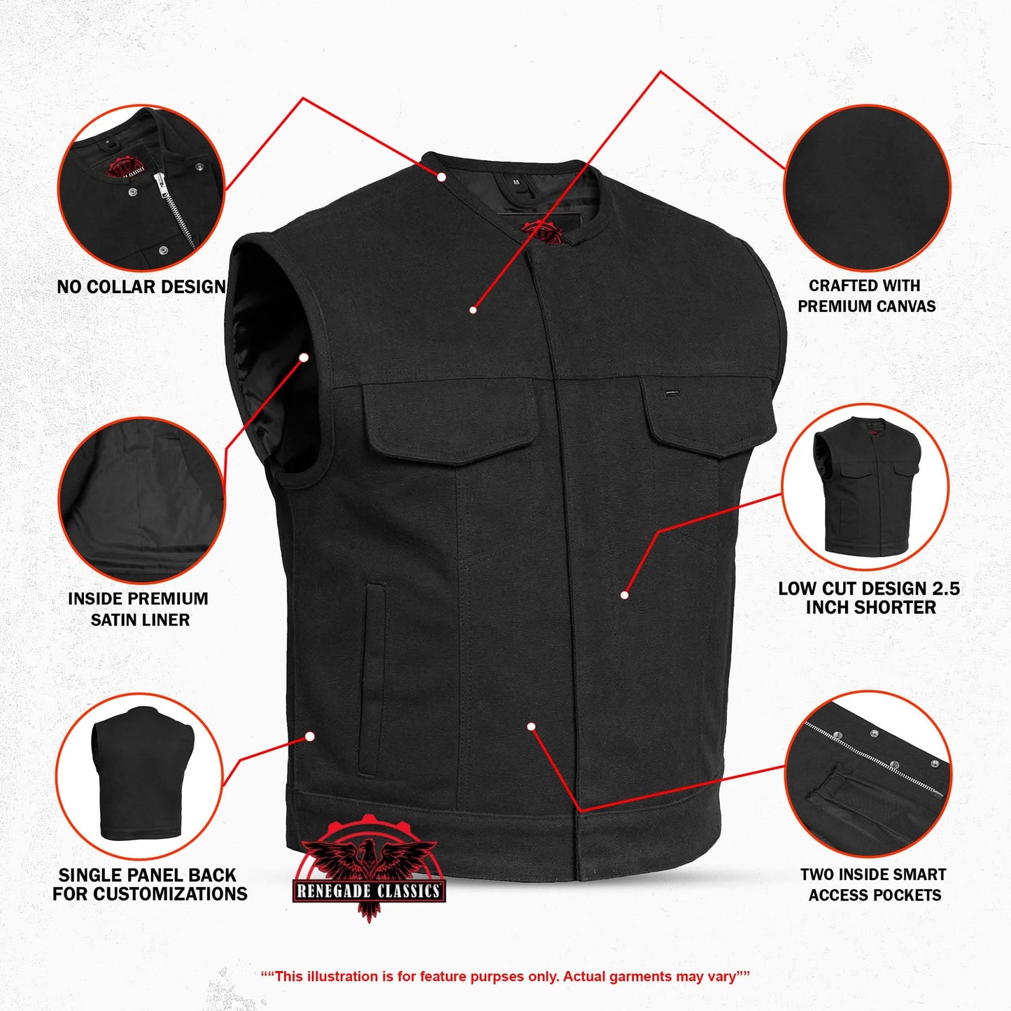Tredson™ Lowcut Men's Canvas Vest