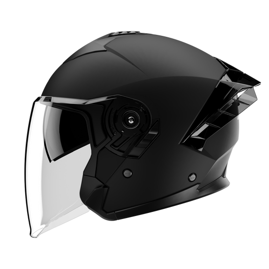 D.O.T. & ECE Daytona Sporty Jet- Dull Black
