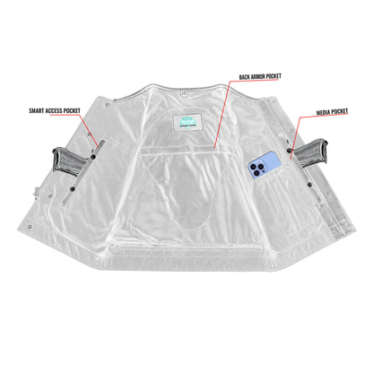 Target Lowcut Men's Leather Motorcycle Vest – Black