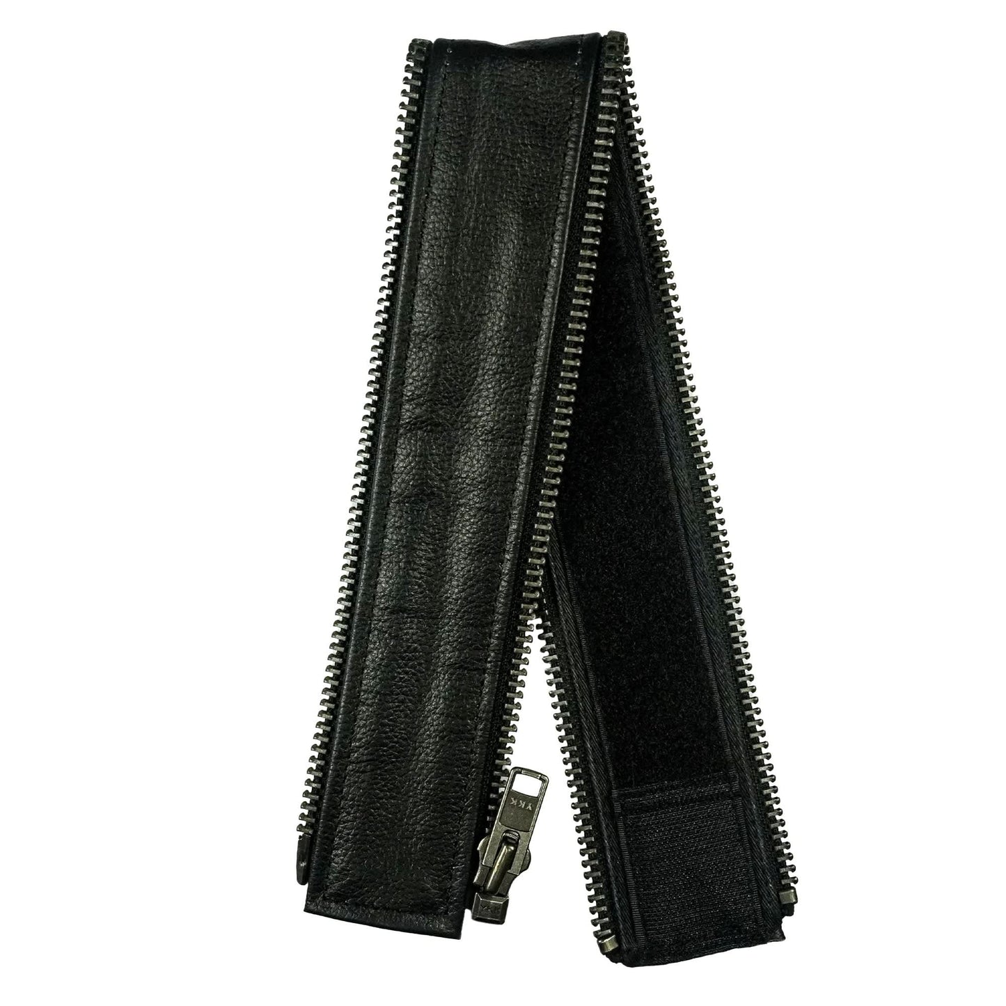 VXP52 Men's Black Universal Vest Expander Panel with Gun Metal Zip # 10 (Single Piece)