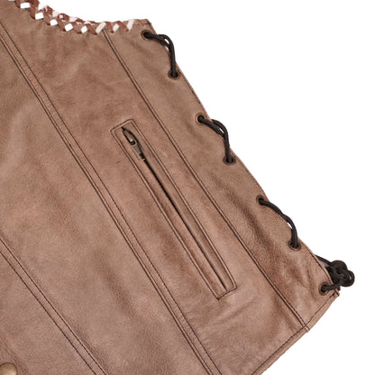 Sandstone Men’s Leather Vest