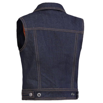Azure Indigo Kids Denim Vest