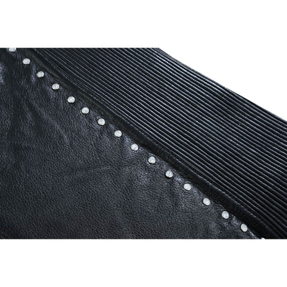 Biker Babe Women's Studded Leather Motorcycle Vest