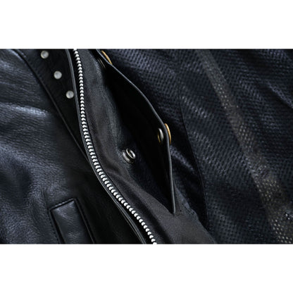 Biker Babe Women's Studded Leather Motorcycle Vest