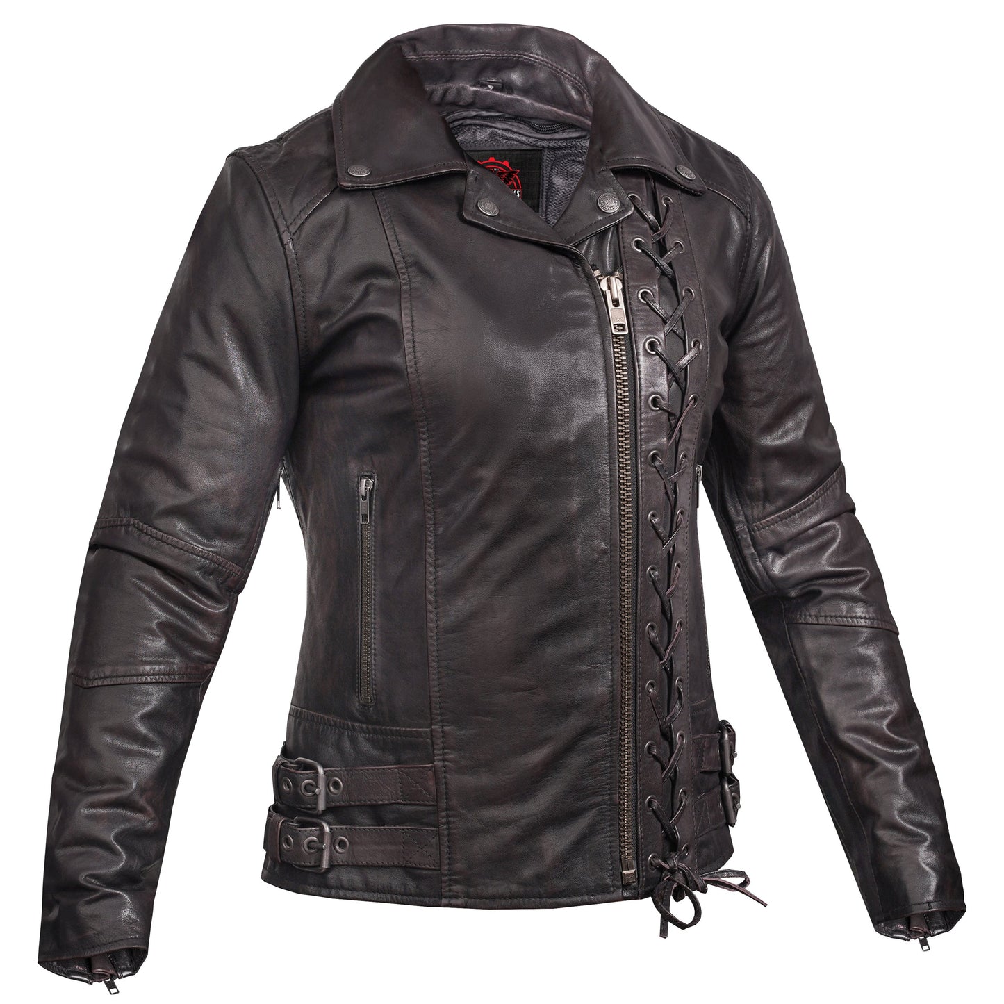Black Pearl Women's Fashion Leather Jacket