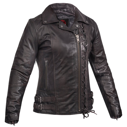 Black Pearl Women's Fashion Leather Jacket