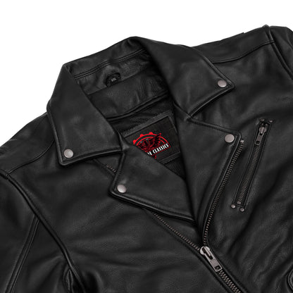 Black Cavalry - Men’s Motorcycle Leather Jacket