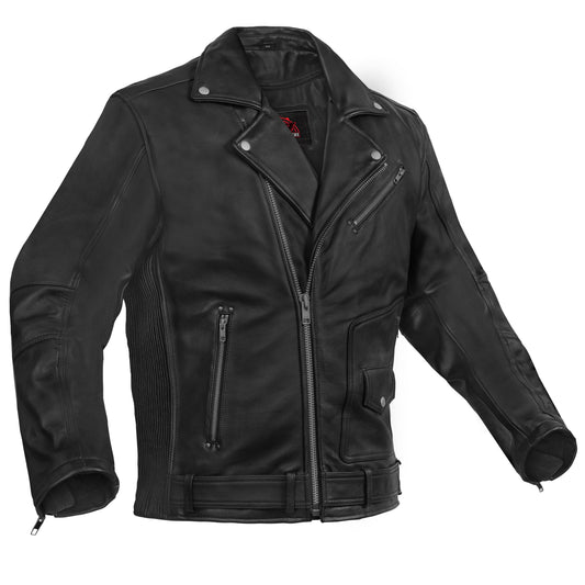 Black Cavalry - Men’s Motorcycle Leather Jacket
