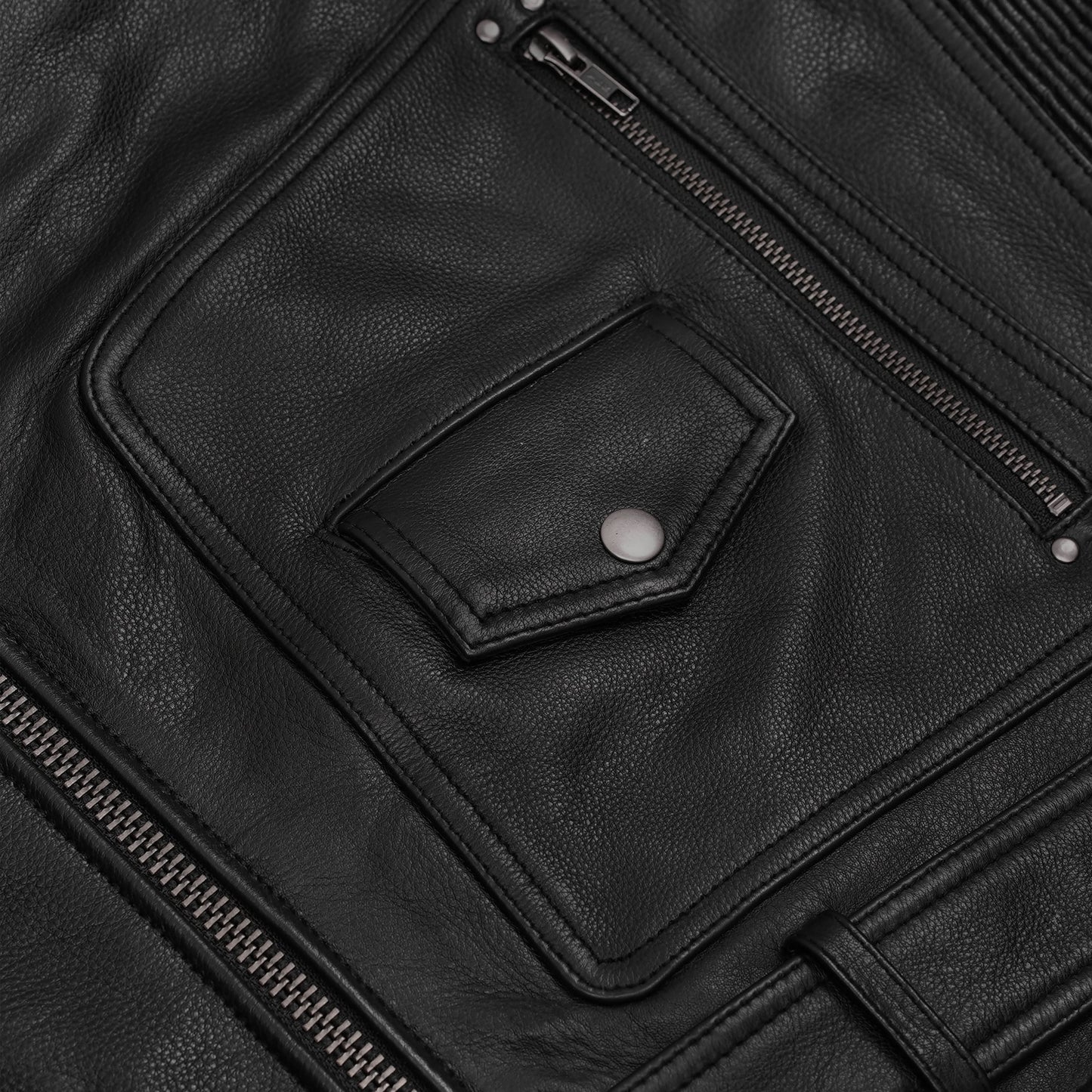 Black Cavalry - Men’s Motorcycle Leather Jacket