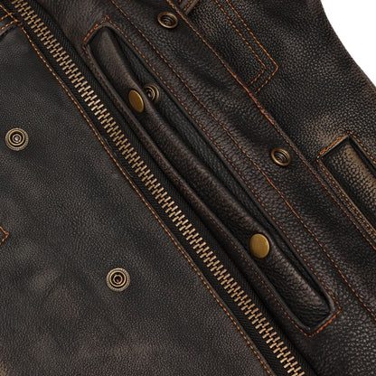 Galaxy Grifter Women’s Leather Vest