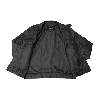Night Bolt Men’s Faux Leather Motorcycle Jacket
