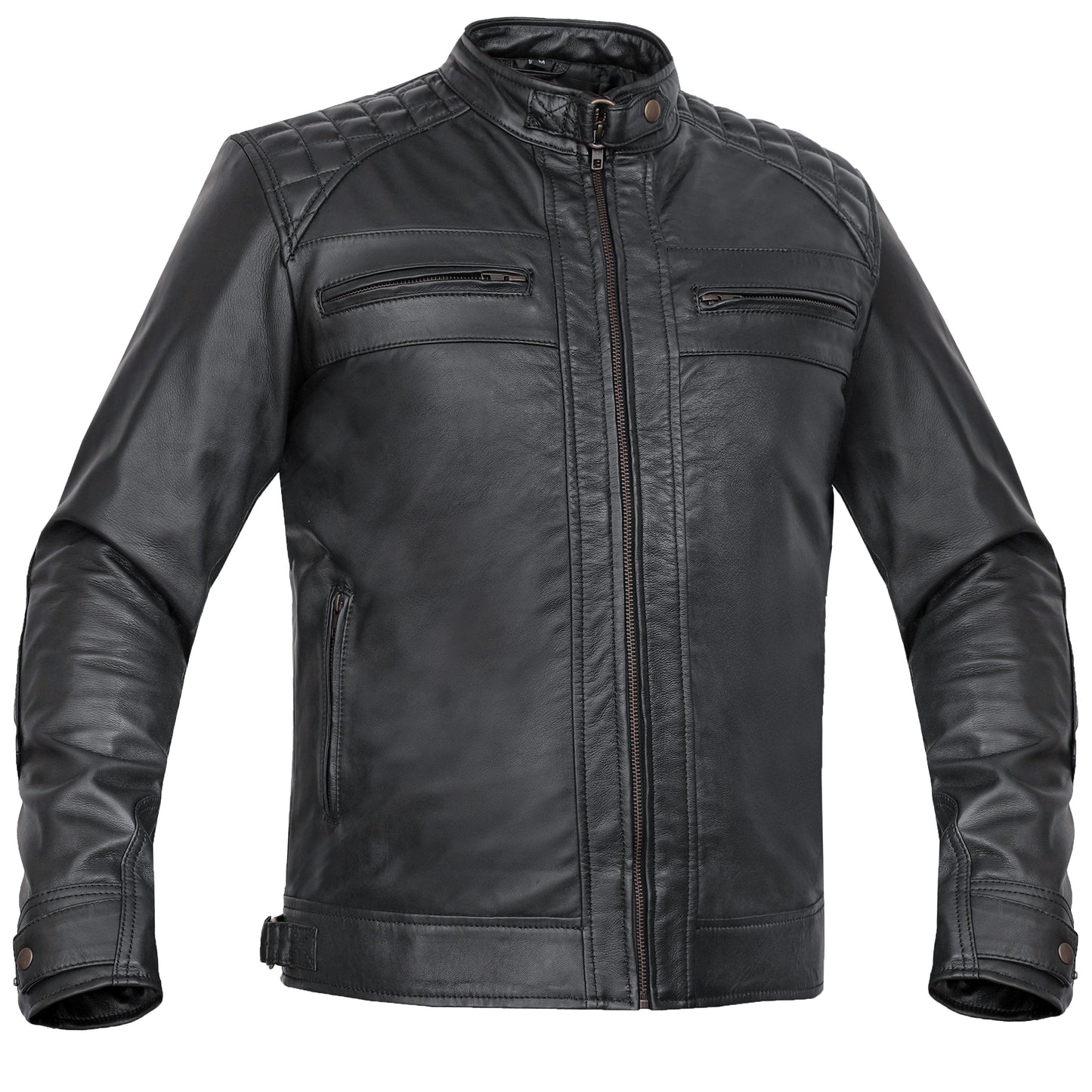 Men's Faux Leather Fashion Jacket