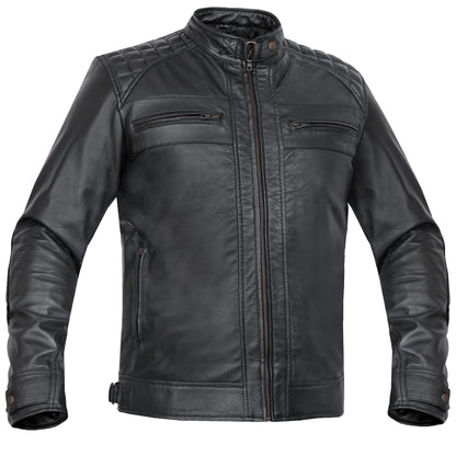 Men's Faux Leather Fashion Jacket
