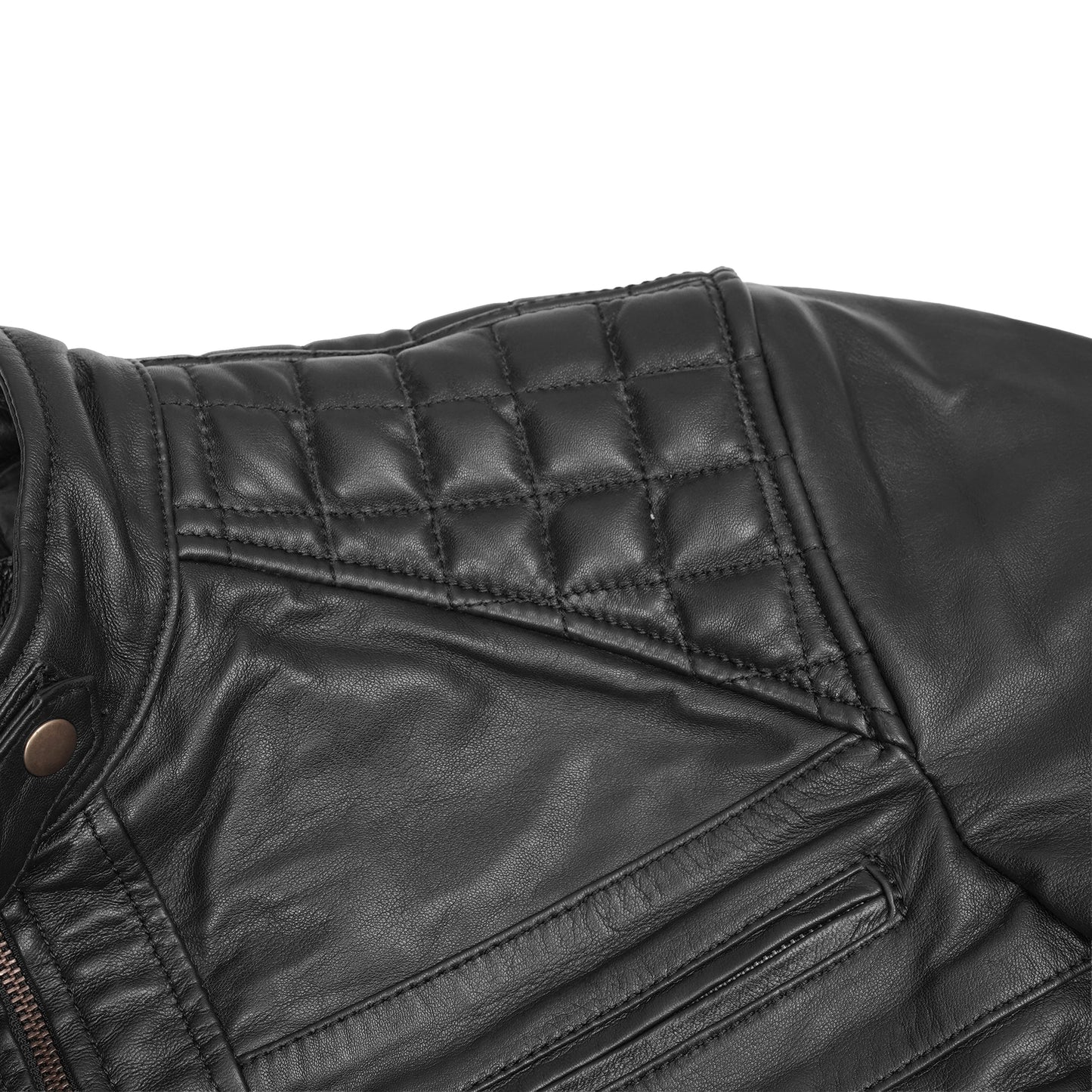 Men's Faux Leather Fashion Jacket