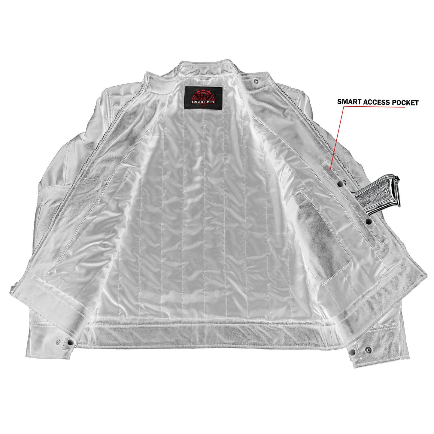 Men's Faux Leather Fashion Jacket