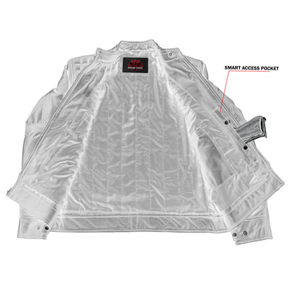 Men's Faux Leather Fashion Jacket