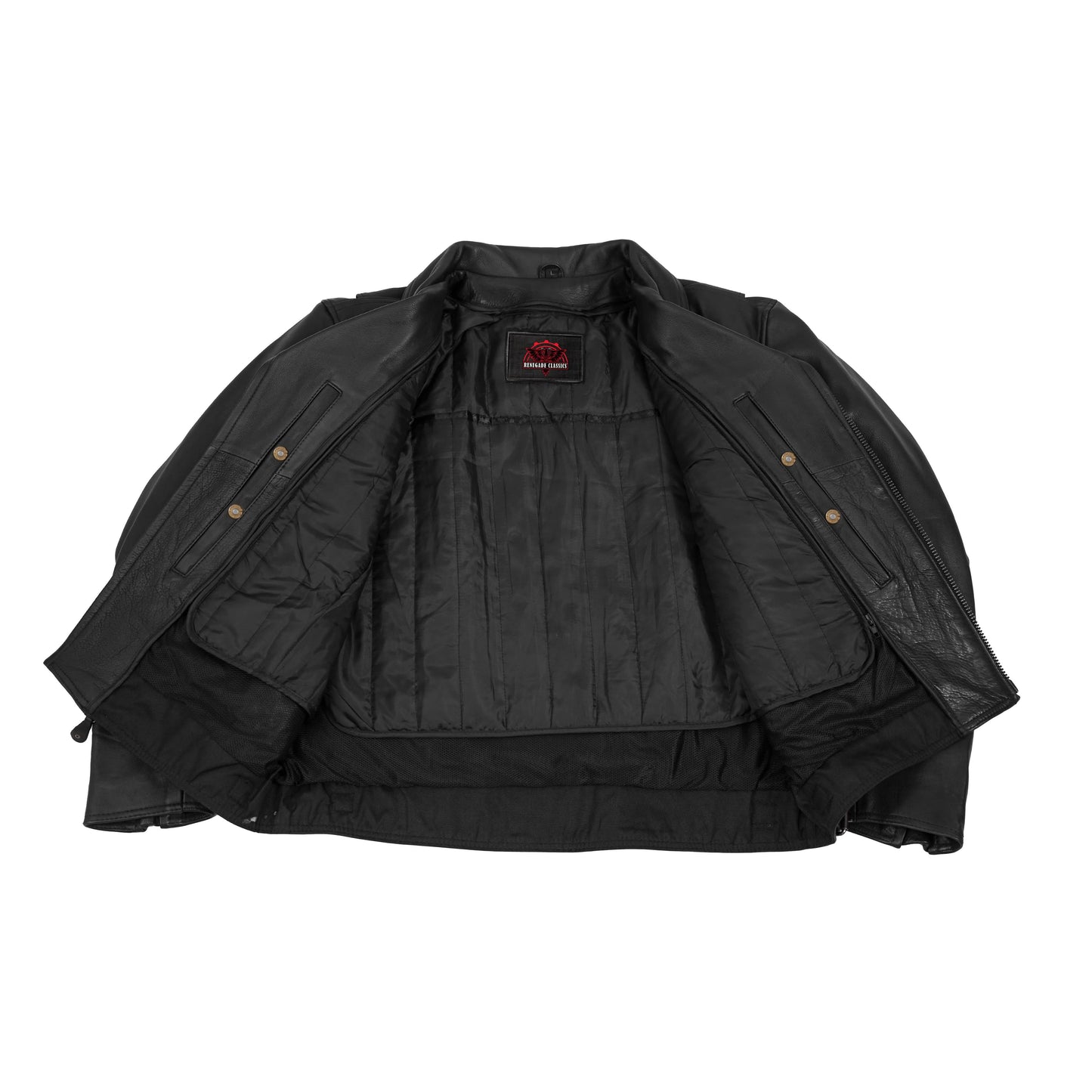 ShadowRider - Men's Leather Motorcycle Jacket