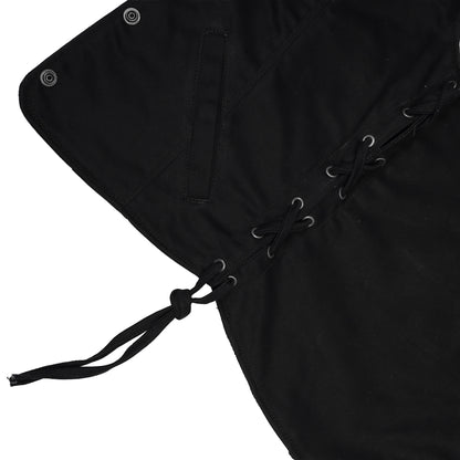 Women's Denim Longer Body ¾ Vest - Side Laces