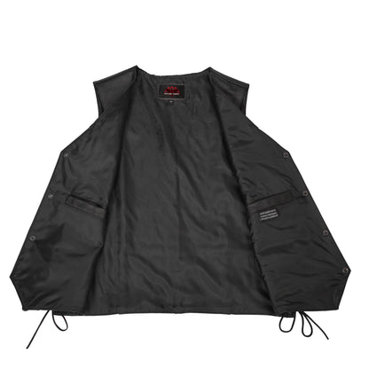 Men's Side Lace Economy Vest - Black
