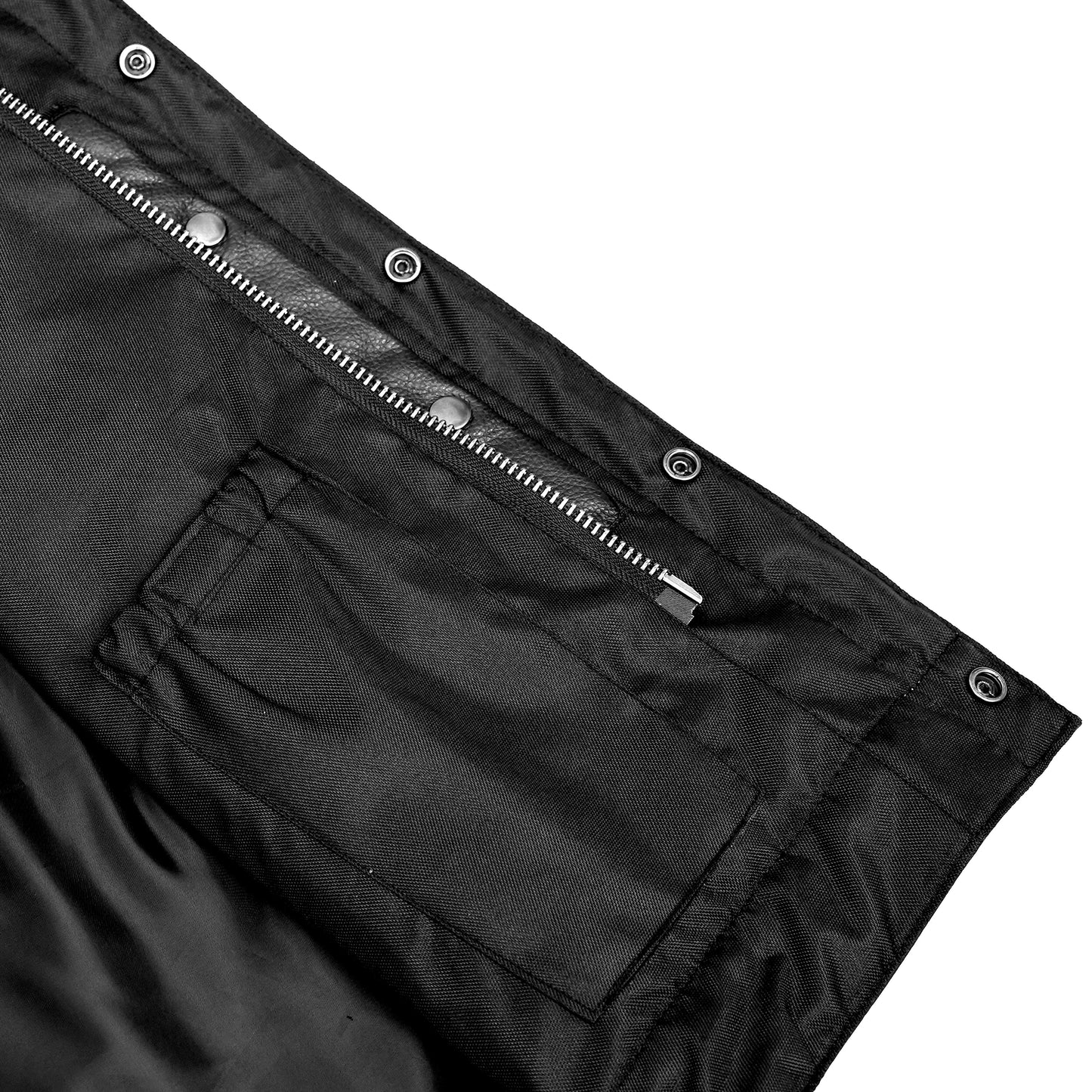 Renegade Classics Pick Black Motorcycle Vest with Smart Access Pockets