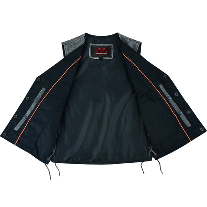 Women's Gray Single Back Panel Concealed Carry Vest