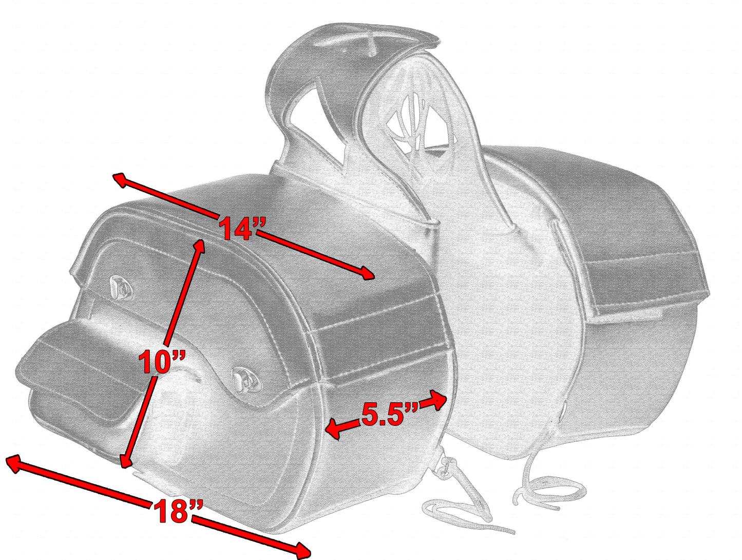 Two Strap Saddle Bag