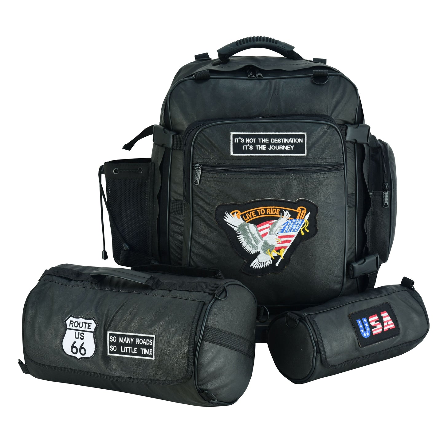 Three Piece Sissy Bar Back Pack
