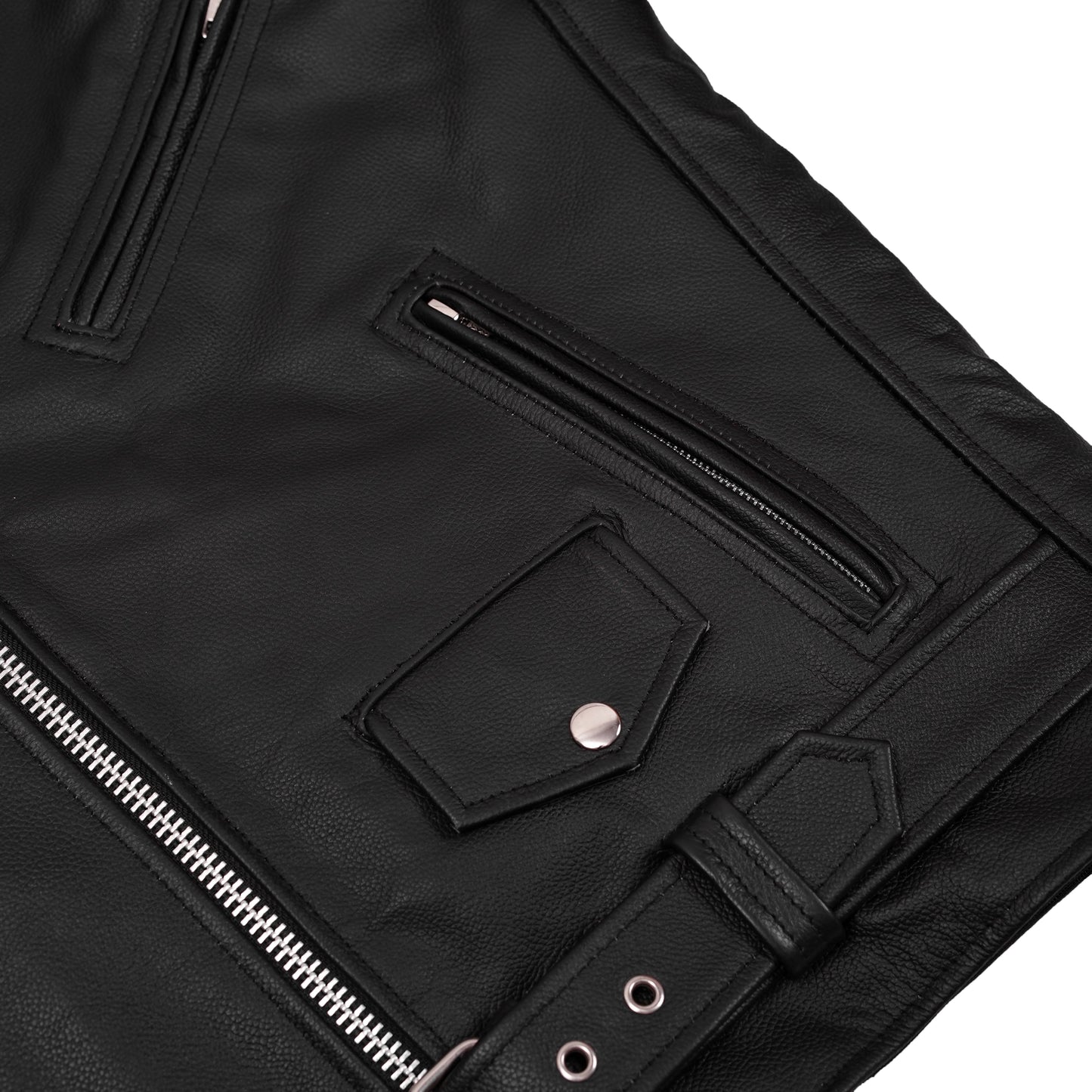 Men's Classic Plain Side M/C Jacket - TALL