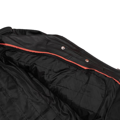 Men's Classic Plain Side M/C Jacket - TALL
