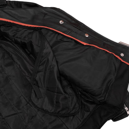 Men's Classic Plain Side M/C Jacket - TALL