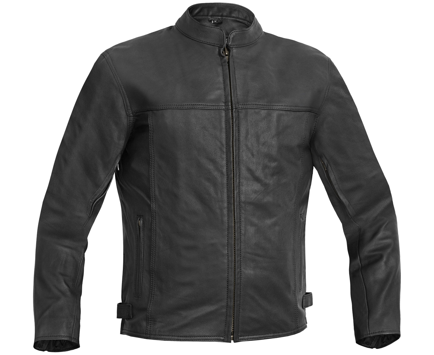 Men's Black Scooter Leather Jacket