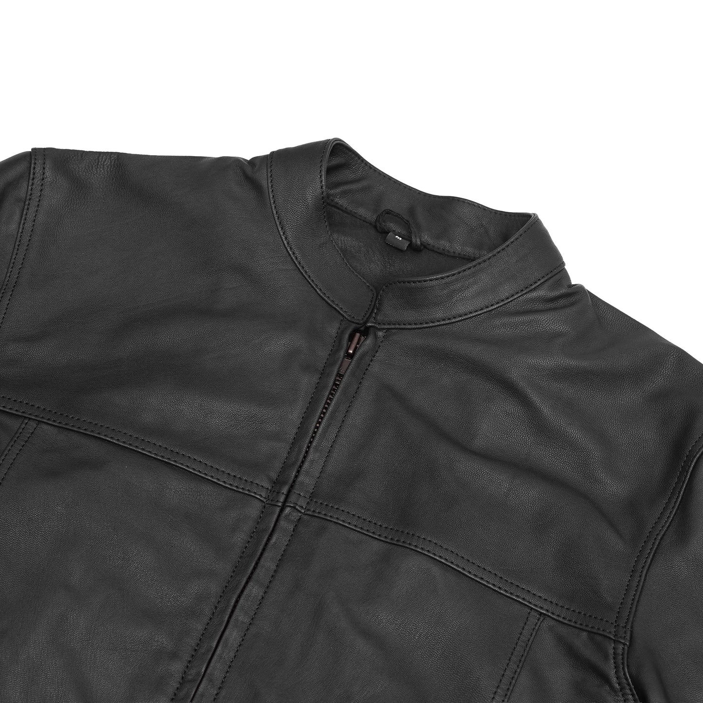 Men's Black Scooter Leather Jacket