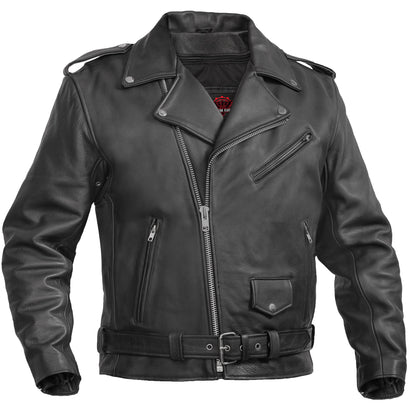 Men's Premium Classic Plain Side Jacket - Black