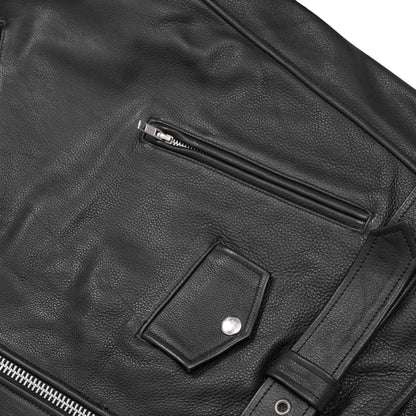 Men's Premium Classic Plain Side Jacket - Black