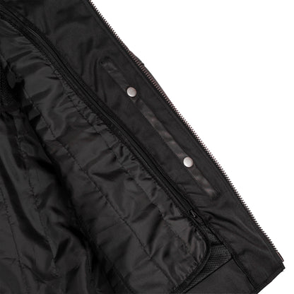 Men's Lightweight Drum Dyed Naked Lambskin Crossover Scooter - Black