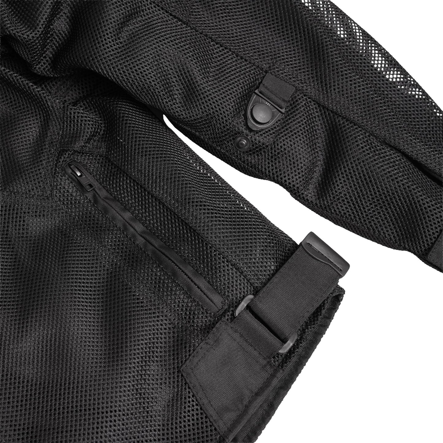Mens Performance Mesh Motorcycle Jacket – Black