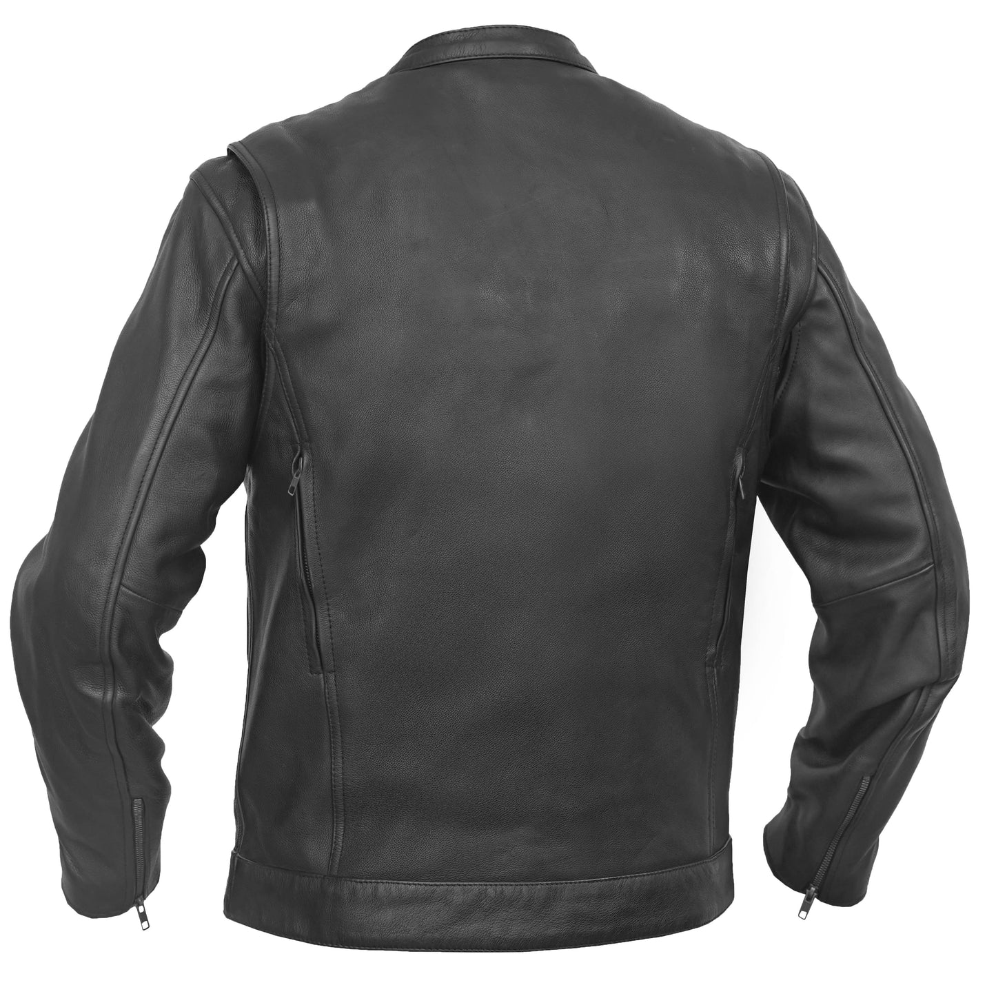 Victor™ Men's Black Utility Style Motorcycle Jacket