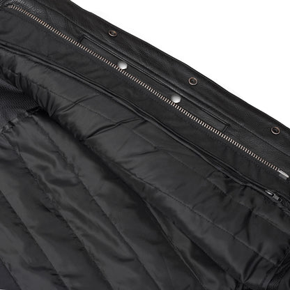 Victor™ Men's Black Utility Style Motorcycle Jacket