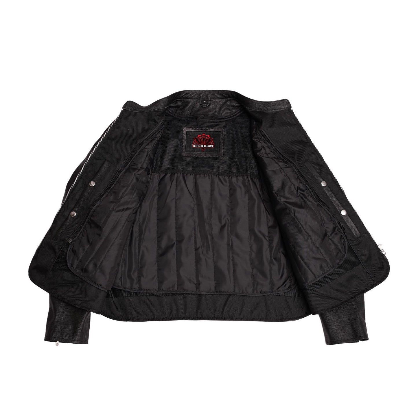 Road Queen Women's Black Leather Biker Jacket