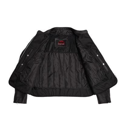 Road Queen Women's Black Leather Biker Jacket