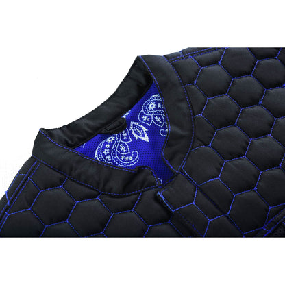 Cold Burn Men's Black Mesh Textile Vest