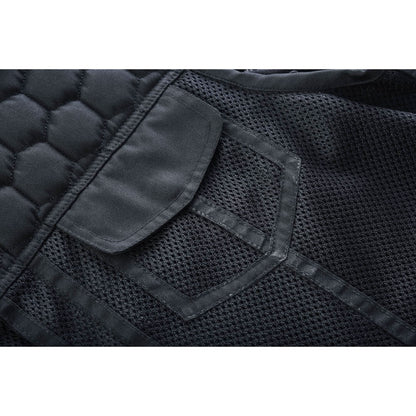 Mesh Heat Men's Black Mesh Textile Vest