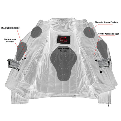 Furyforge Pro - Women’s Motorcycle Leather Jacket