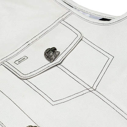 Glory Ride - Lowcut Men's Motorcycle Leather Vest