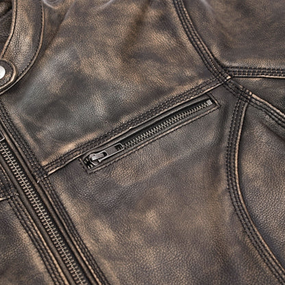 ASHBORNE - Women’s Leather Motorcycle Jacket