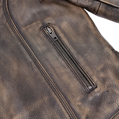 ASHBORNE - Women’s Leather Motorcycle Jacket