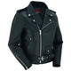 Women's Classic Plain Side Fitted M/C Style Jacket