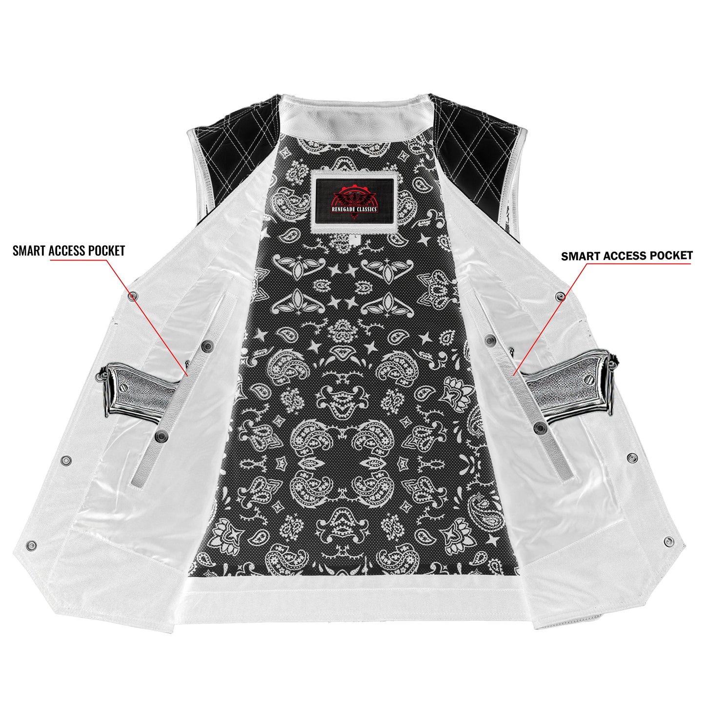 Splitline Men's Leather Vest