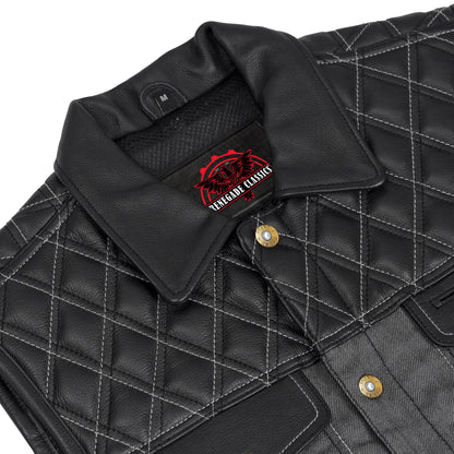 Dark Venture Men’s Leather Vest